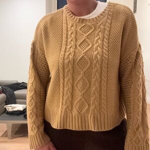 Sanctuary Textured Knit Sweater in Beige